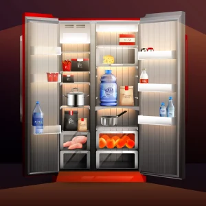 Frostline 220L Double Door Refrigerator