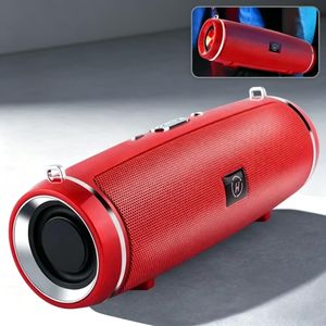 Dou-color Bluetooth 5.0 Home Desktop Bass USB Rechargeable Wireless Portable Bluetooth Speaker