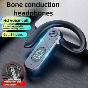 V28 High power digital display voice-activated answering bluetooth headset