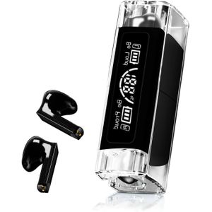 OIPETLUCK Wireless Earbuds/Bluetooth Headphones,Compatible with iPhone and Android,High Core 5.3 Stereo Sound Touch Control,with Charging Case,for Gym,Sports,Music(Black)