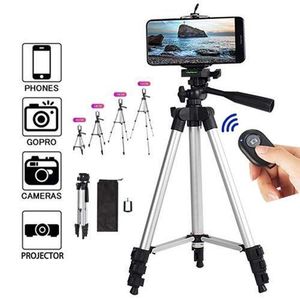 Portable Mini Adjustable Aluminum High Quality Lightweight Camera Stand With Phone Clip