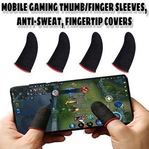 4pcs Mobile Gaming Thumb Sleeve Sets, Wasp Feelers Finger Cots(2 Pair)