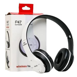P47 Wireless Bluetooth Headphones Over Ear Foldable Stereo Bass Headset