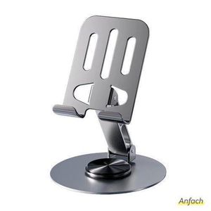 Adjustable Aluminum Phone Tablet Stand, Foldable Desktop Holder for Devices up to 12.9 Inches