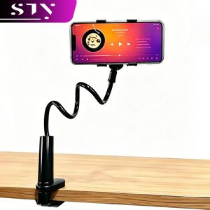 ARHANORY Tripod Stand Phone Holder Desktop Lazy With Rotate 360 Degrees Various Shapes Black