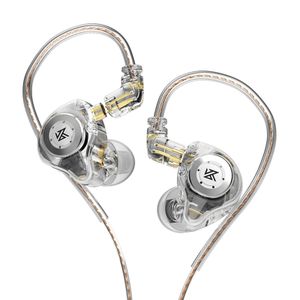 Kz EDX Pro in-Ear Stage Monitor Wired Headphone (No Mic) - White