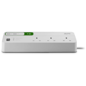 APC Surge Arrest Essential Surge Protector AC 230V 8OutPut Connectors White