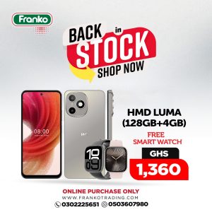 HMD Luma (128GB + 4GB)- Plus Free Smart Watch
