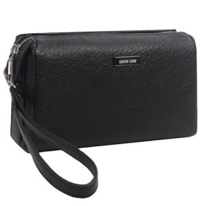 GREEN LION MARLY CLUTCH BAG BLACK