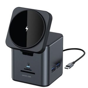 GREEN LION 9-IN-1 HUB DOCKING STATION BLACK