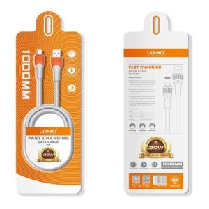 LDNIO FAST CHARGING DATA CABLE TYPE-C 4M LS604